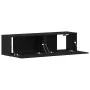 Mueble de TV de madera de roble negro 120x30x30,5 cm von , TV-Möbel - Ref: Foro24-862011, Preis: 75,40 €, Rabatt: %
