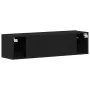 Mueble de TV de madera de roble negro 120x30x30,5 cm von , TV-Möbel - Ref: Foro24-862011, Preis: 75,40 €, Rabatt: %