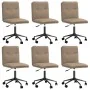 Sillas de comedor 6 unidades cuero sintético color capuchino de , Sillas de comedor - Ref: Foro24-3315715, Precio: 346,41 €, ...