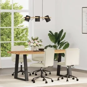 Sillas de comedor 4 unidades cuero sintético color crema by , dining chairs - Ref: Foro24-3315690, Price: 231,74 €, Discount: %
