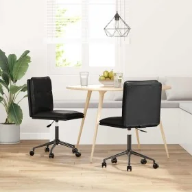Sillas de comedor 2 unidades cuero sintético negro von , Essstühle - Ref: Foro24-3315424, Preis: 117,55 €, Rabatt: %