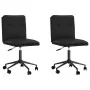Sillas de comedor 2 unidades cuero sintético negro de , Sillas de comedor - Ref: Foro24-3315424, Precio: 117,55 €, Descuento: %