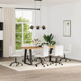 Sillas de comedor 6 uds cuero sintético blanco by , dining chairs - Ref: Foro24-3315717, Price: 346,42 €, Discount: %