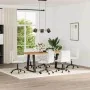 Sillas de comedor 6 uds cuero sintético blanco de , Sillas de comedor - Ref: Foro24-3315717, Precio: 346,41 €, Descuento: %
