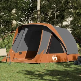 Tienda de campaña familiar 6 personas impermeable gris naranja by , tents - Ref: Foro24-4100669, Price: 133,79 €, Discount: %