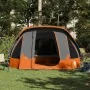 Tienda de campaña familiar 6 personas impermeable gris naranja by , tents - Ref: Foro24-4100669, Price: 133,79 €, Discount: %