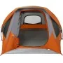 Tienda de campaña familiar 6 personas impermeable gris naranja by , tents - Ref: Foro24-4100669, Price: 133,79 €, Discount: %