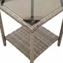 Sofá de jardín en forma de L con mesa y cojines ratán PE gris von , Outdoor-Sofas - Ref: Foro24-4103874, Preis: 307,26 €, Rab...