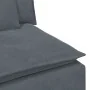 Sofá modular con módulo central y cojines gris oscuro 100 cm by , Unidades para sofás seccionales - Ref: Foro24-4104430, Pric...