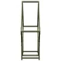 Leñero verde oliva 80x25x80 cm Acero laminado en frío by , Firewood bags and holders - Ref: Foro24-864286, Price: 34,38 €, Di...