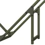Leñero verde oliva 80x25x80 cm Acero laminado en frío by , Firewood bags and holders - Ref: Foro24-864286, Price: 34,38 €, Di...