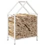Leñero blanco 40x25x60 cm Acero laminado en frío von , Brennholztaschen und -halter - Ref: Foro24-864292, Preis: 32,59 €, Rab...