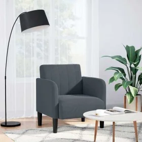 Sillón con reposabrazos Terciopelo Gris Oscuro 54 cm de , Sillones - Ref: Foro24-4100579, Precio: 111,60 €, Descuento: %