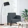 Sillón con reposabrazos Terciopelo Gris Oscuro 54 cm by , Armchairs - Ref: Foro24-4100579, Price: 111,60 €, Discount: %
