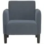 Sillón con reposabrazos Terciopelo Gris Oscuro 54 cm by , Armchairs - Ref: Foro24-4100579, Price: 111,60 €, Discount: %