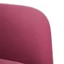 Sofá Loveseat rojo vino 109 cm terciopelo de , Sofás - Ref: Foro24-4100591, Precio: 166,98 €, Descuento: %