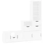 Muebles de TV 4 uds. con almacenaje "ODDA" blanco madera pino von , TV-Möbel - Ref: Foro24-3365381, Preis: 228,22 €, Rabatt: %