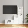 Muebles de TV 4 uds. con almacenaje "ODDA" blanco madera pino von , TV-Möbel - Ref: Foro24-3365381, Preis: 228,22 €, Rabatt: %