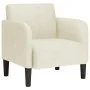 Sillón con reposabrazos en terciopelo color crema 54 cm von , Sessel - Ref: Foro24-4100585, Preis: 111,68 €, Rabatt: %