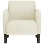 Sillón con reposabrazos en terciopelo color crema 54 cm von , Sessel - Ref: Foro24-4100585, Preis: 111,68 €, Rabatt: %