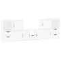 Muebles de TV 5 uds. con almacenaje "ODDA" blanco madera pino von , TV-Möbel - Ref: Foro24-3365383, Preis: 290,47 €, Rabatt: %