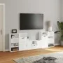 Muebles de TV 5 uds. con almacenaje "ODDA" blanco madera pino von , TV-Möbel - Ref: Foro24-3365383, Preis: 290,47 €, Rabatt: %