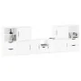 Muebles de TV 5 uds. con almacenaje "ODDA" blanco madera pino von , TV-Möbel - Ref: Foro24-3365383, Preis: 290,47 €, Rabatt: %