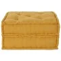 Puf modular de tela amarillo 70x70x36 by , Cushions for chairs and sofas - Ref: Foro24-4019039, Price: 117,18 €, Discount: %