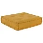 Puf modular de tela amarillo 70x70x36 by , Cushions for chairs and sofas - Ref: Foro24-4019039, Price: 117,18 €, Discount: %