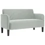 Sofá Loveseat gris claro 109 cm terciopelo by , Sofas - Ref: Foro24-4100587, Price: 155,98 €, Discount: %