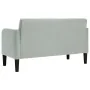 Sofá Loveseat gris claro 109 cm terciopelo by , Sofas - Ref: Foro24-4100587, Price: 155,98 €, Discount: %