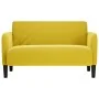 Sofá Loveseat terciopelo amarillo 109 cm by , Sofas - Ref: Foro24-4100593, Price: 164,02 €, Discount: %