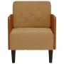 Sillón con reposabrazos de terciopelo marrón 55 cm von , Sessel - Ref: Foro24-4100598, Preis: 145,31 €, Rabatt: %