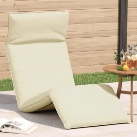 Tumbona plegable color crema 175x54x8,5 cm Tejido Oxford by , Loungers - Ref: Foro24-4019748, Price: 83,76 €, Discount: %