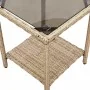Sofá de jardín en forma de L con mesa y cojines ratán PE beige by , Outdoor sofas - Ref: Foro24-4103876, Price: 283,53 €, Dis...