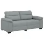 Sofá de 2 plazas de tela gris claro 140 cm by , Sofas - Ref: Foro24-4105307, Price: 227,58 €, Discount: %