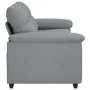 Sofá de 2 plazas de tela gris claro 140 cm by , Sofas - Ref: Foro24-4105307, Price: 227,58 €, Discount: %