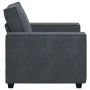 Sillón de terciopelo gris oscuro 60 cm de , Sofás - Ref: Foro24-4105001, Precio: 159,74 €, Descuento: %