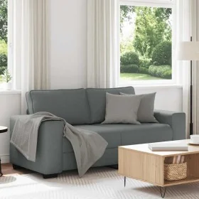 Sofá de 2 plazas de tela gris oscuro 140 cm by , Sofas - Ref: Foro24-4105167, Price: 218,78 €, Discount: %