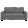 Sofá de 2 plazas de tela gris oscuro 140 cm de , Sofás - Ref: Foro24-4105167, Precio: 219,48 €, Descuento: %