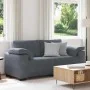 Sofá Loveseat gris oscuro 140 cm terciopelo von , Sofas - Ref: Foro24-4105268, Preis: 273,76 €, Rabatt: %