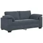 Sofá Loveseat gris oscuro 140 cm terciopelo von , Sofas - Ref: Foro24-4105268, Preis: 273,76 €, Rabatt: %