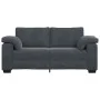 Sofá Loveseat gris oscuro 140 cm terciopelo von , Sofas - Ref: Foro24-4105268, Preis: 273,76 €, Rabatt: %