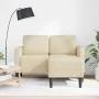 Sofá de 2 plazas con chaise longue en forma L tela crema 125 cm von , Sofas - Ref: Foro24-4107065, Preis: 217,33 €, Rabatt: %