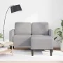Sofá de 2 plazas con chaise longue en forma L gris nube 125 cm by , Sofas - Ref: Foro24-4107067, Price: 231,05 €, Discount: %