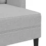 Sofá de 2 plazas con chaise longue en forma L gris nube 125 cm by , Sofas - Ref: Foro24-4107067, Price: 231,05 €, Discount: %