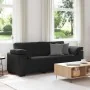 Sofá de 3 plazas terciopelo negro 178 cm by , Sofas - Ref: Foro24-4105282, Price: 267,01 €, Discount: %