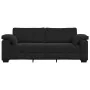 Sofá de 3 plazas terciopelo negro 178 cm by , Sofas - Ref: Foro24-4105282, Price: 267,01 €, Discount: %