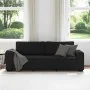 Sofá 3 plazas Tela Negro 180 cm by , Sofas - Ref: Foro24-4105178, Price: 260,23 €, Discount: %