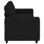 Sofá 3 plazas Tela Negro 180 cm by , Sofas - Ref: Foro24-4105178, Price: 260,23 €, Discount: %